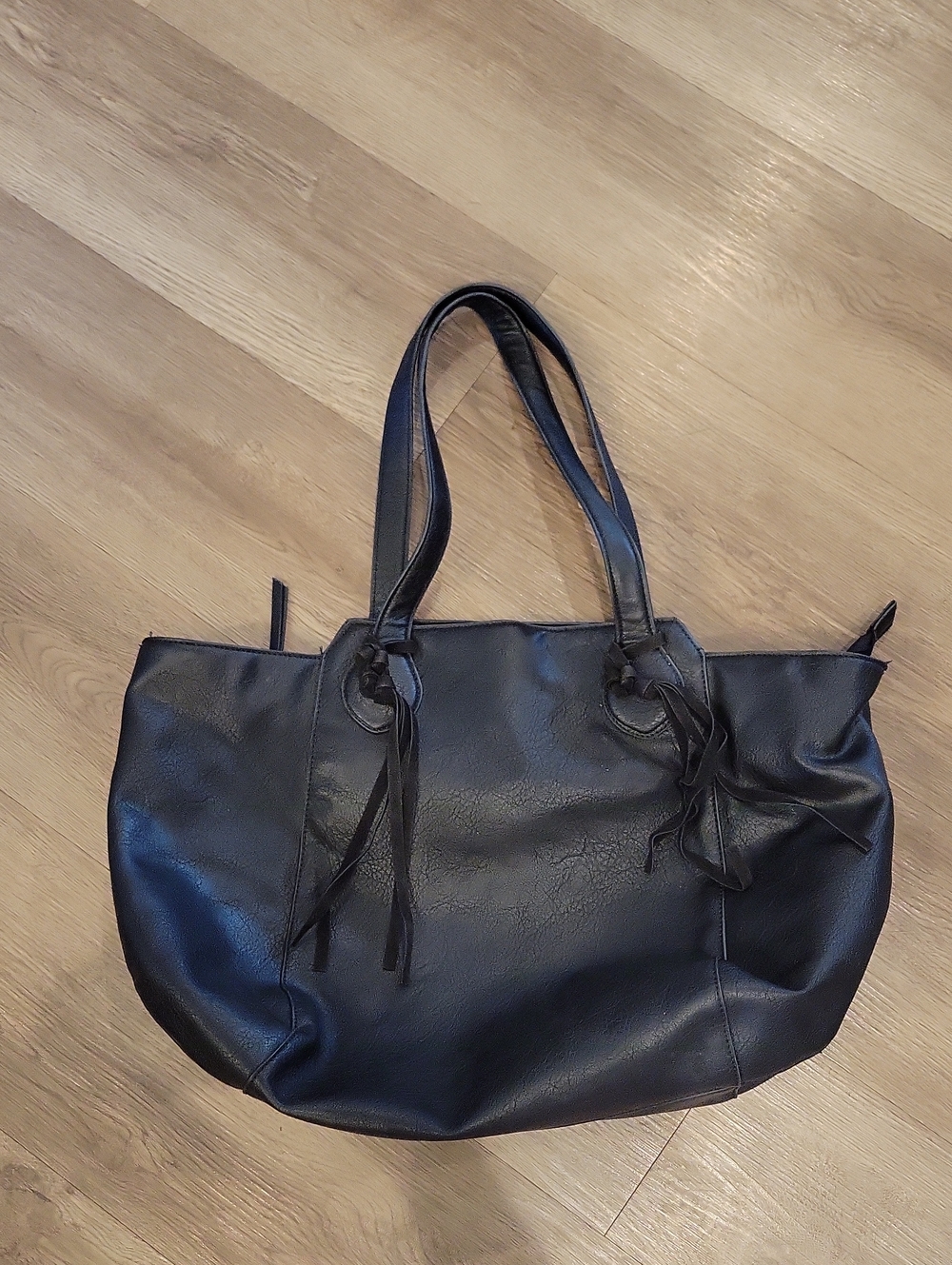 Black Leather Handbag